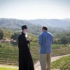 His Holiness Patriarch Irinej visits with Rick.